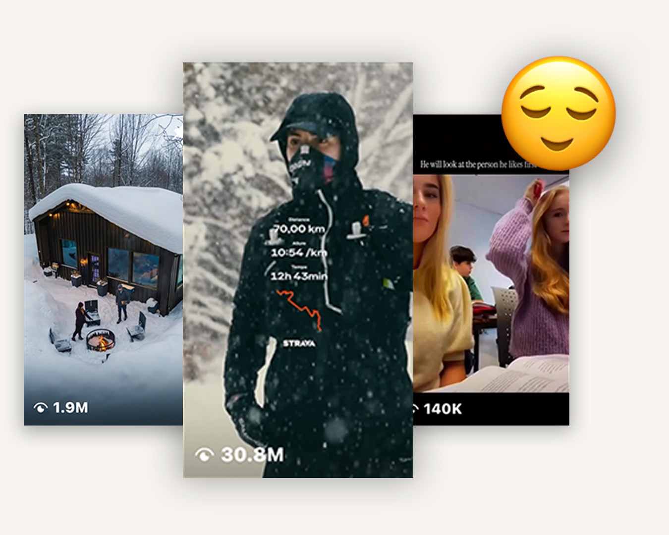 High view count reels example