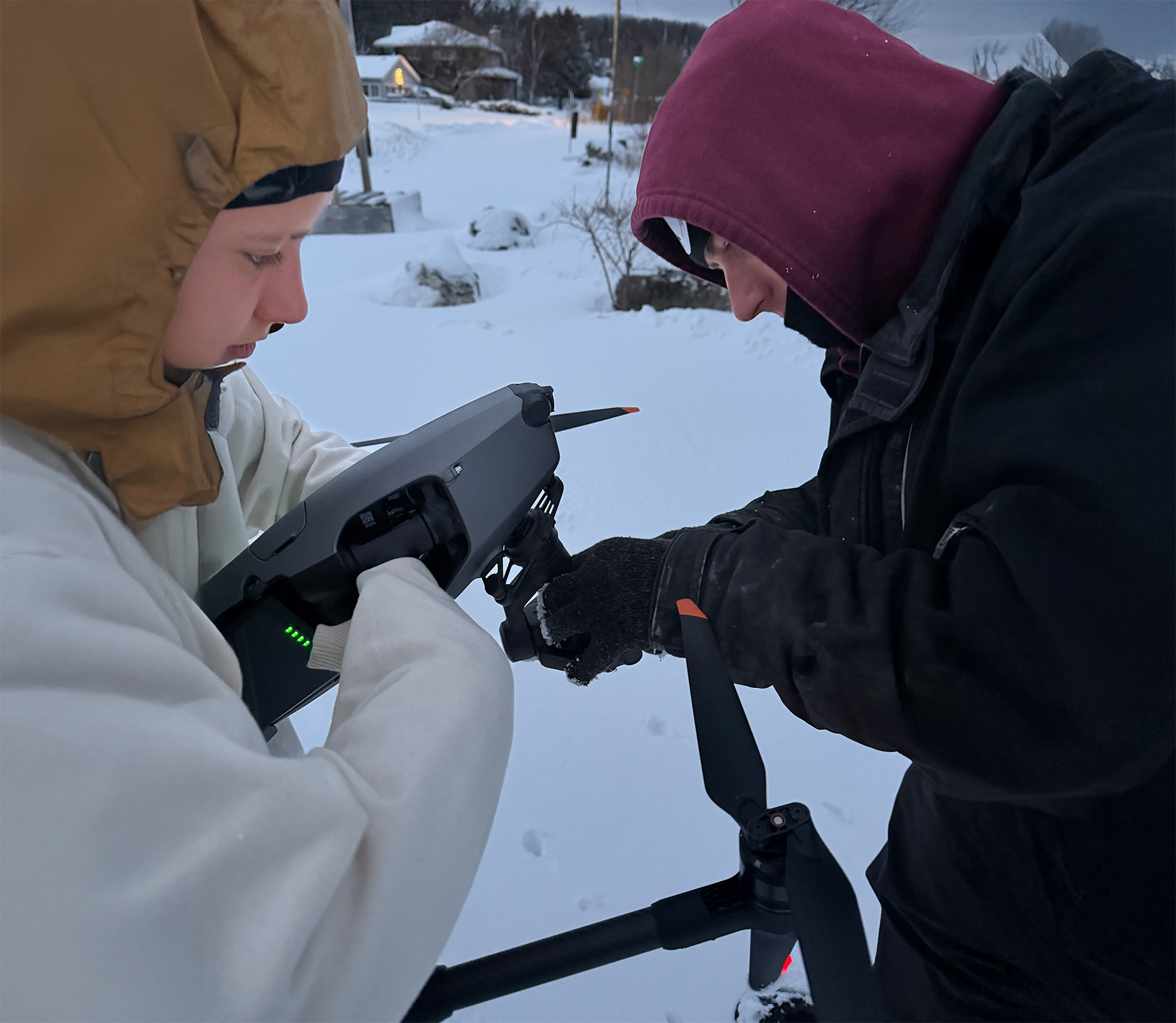 Outmark on a shoot day